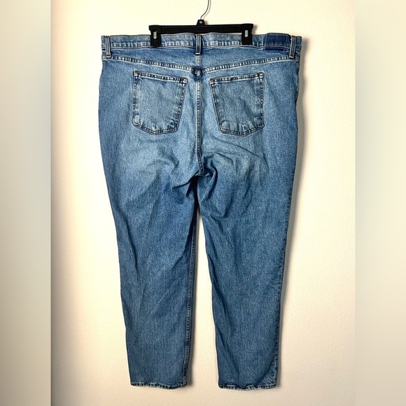 Abercrombie & Fitch 90s Straight Ultra High Rise‎ Denim Medium Wash Size 36/22R - Picture 6 of 8
